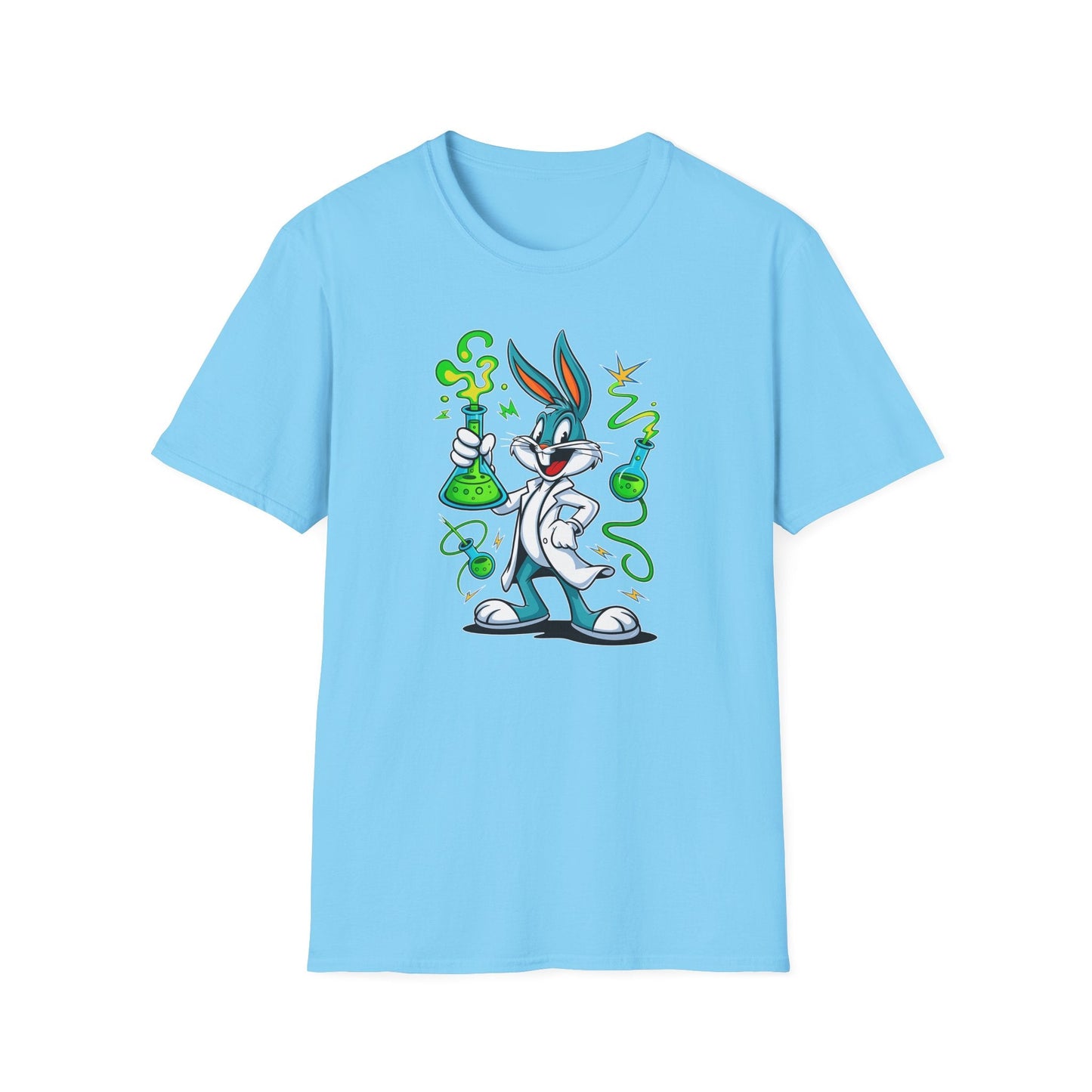 Bugs Bunny T Shirt Cartoon Design Unisex Softstyle 64000 Tee Graphic Shirt Art Design