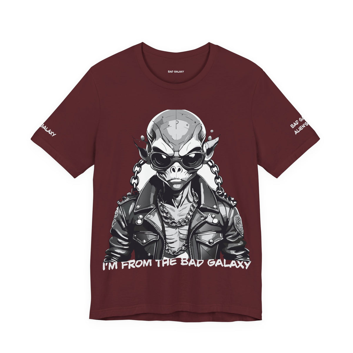 Alien Graphic Unisex Cotton Bella+Canvas Tee with Art Design b51