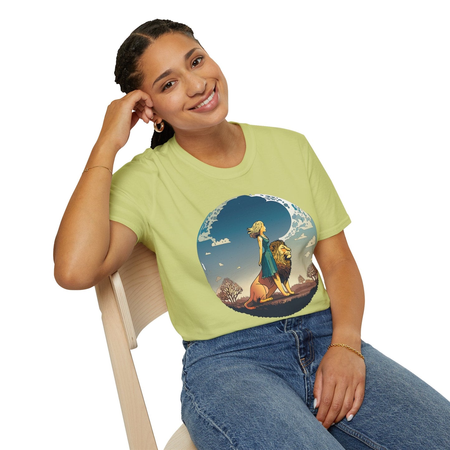 Womens Graphic T Shirt Art Design Tee Softstyle 64000 100 Percent Cotton Unisex Comfort