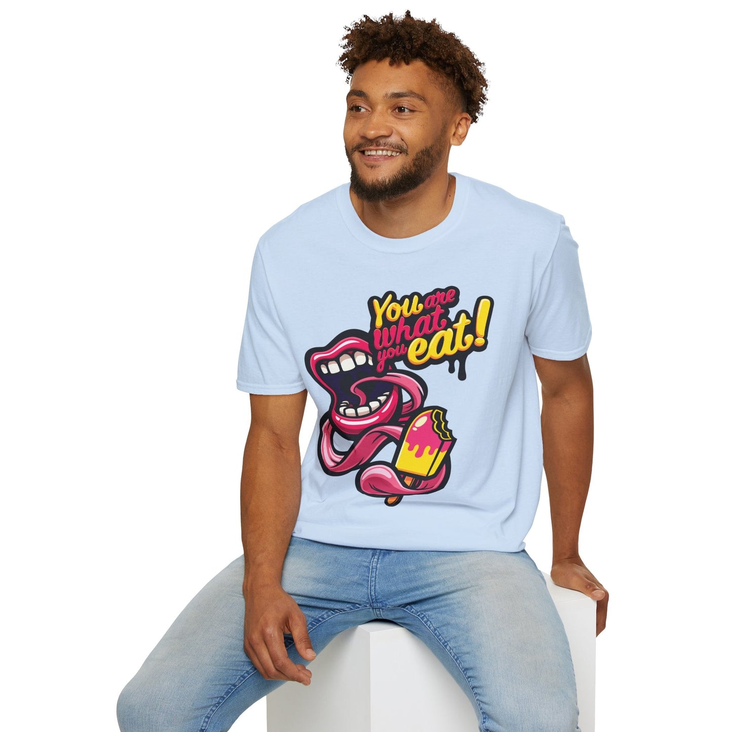 Cartoon T Shirt Animation T Shirt Funny Tee Shirt Unisex Softstyle Cotton Tee Premium