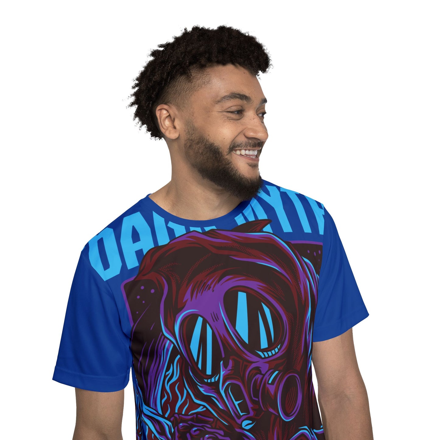 Be32 Fun Graphic T-Shirt, Art Design Poly Shirt, All Over Print Graphic Tee, Monsters T-Shirt, Cartoon Tees