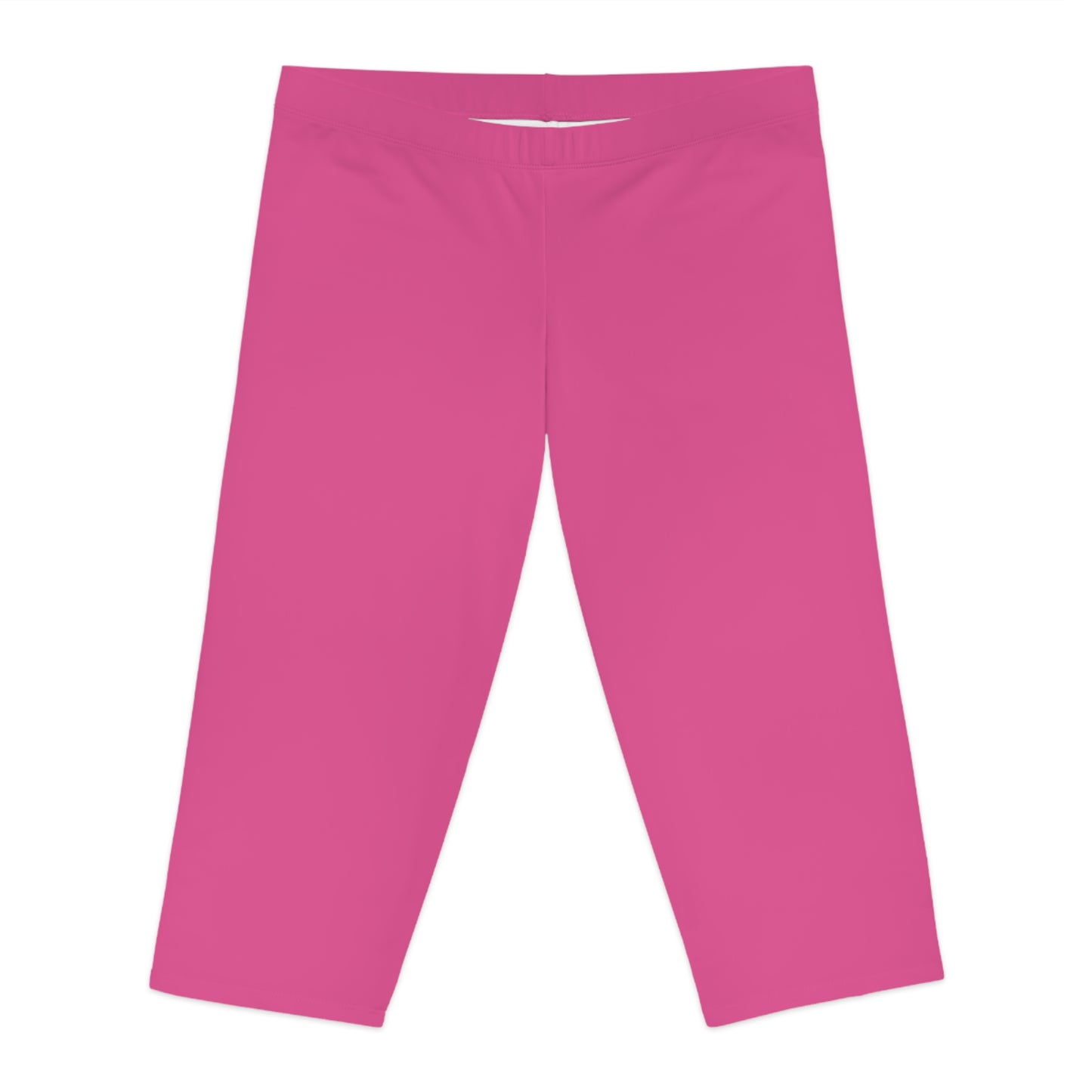 Pink Color Capri Leggings, Pink Capri Leggings 2