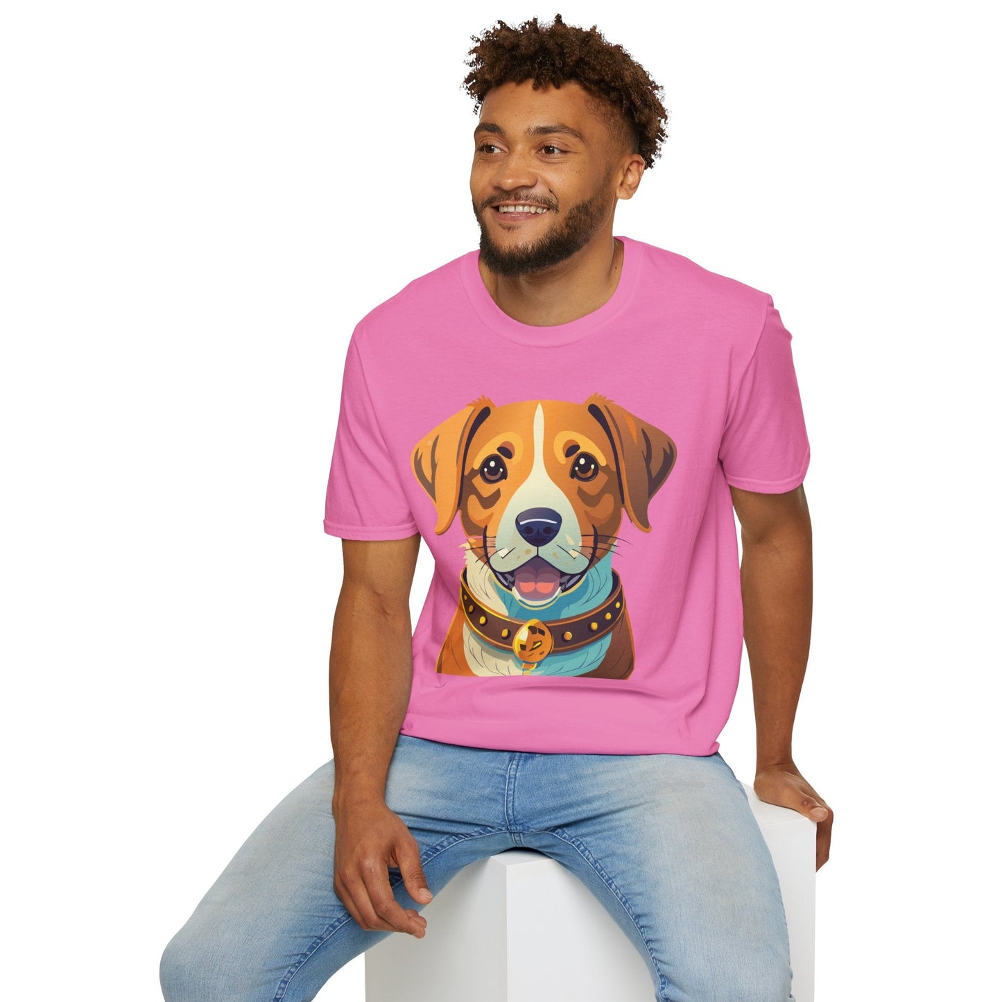 Dog Shirt Unisex Animal Tee Gildan Softstyle 64000 Cotton Tee