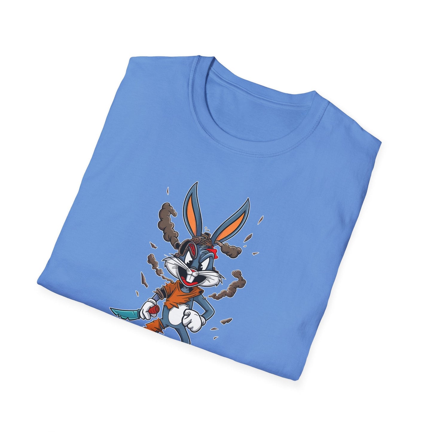 Bugs Bunny T Shirt Unisex Cartoon Tee Gildan Softstyle 64000 Comfortable Graphic Tee Classic