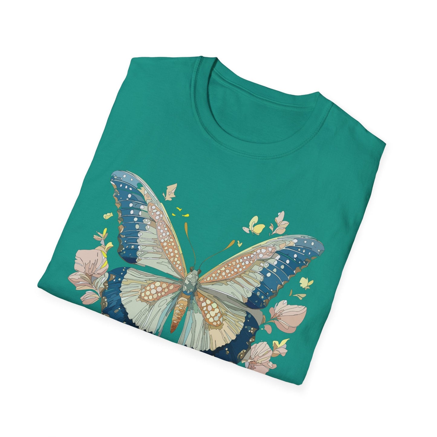 Butterfly Shirt Unisex T Shirt Monarch Butterfly Softstyle Gildan 100 Cotton Tee