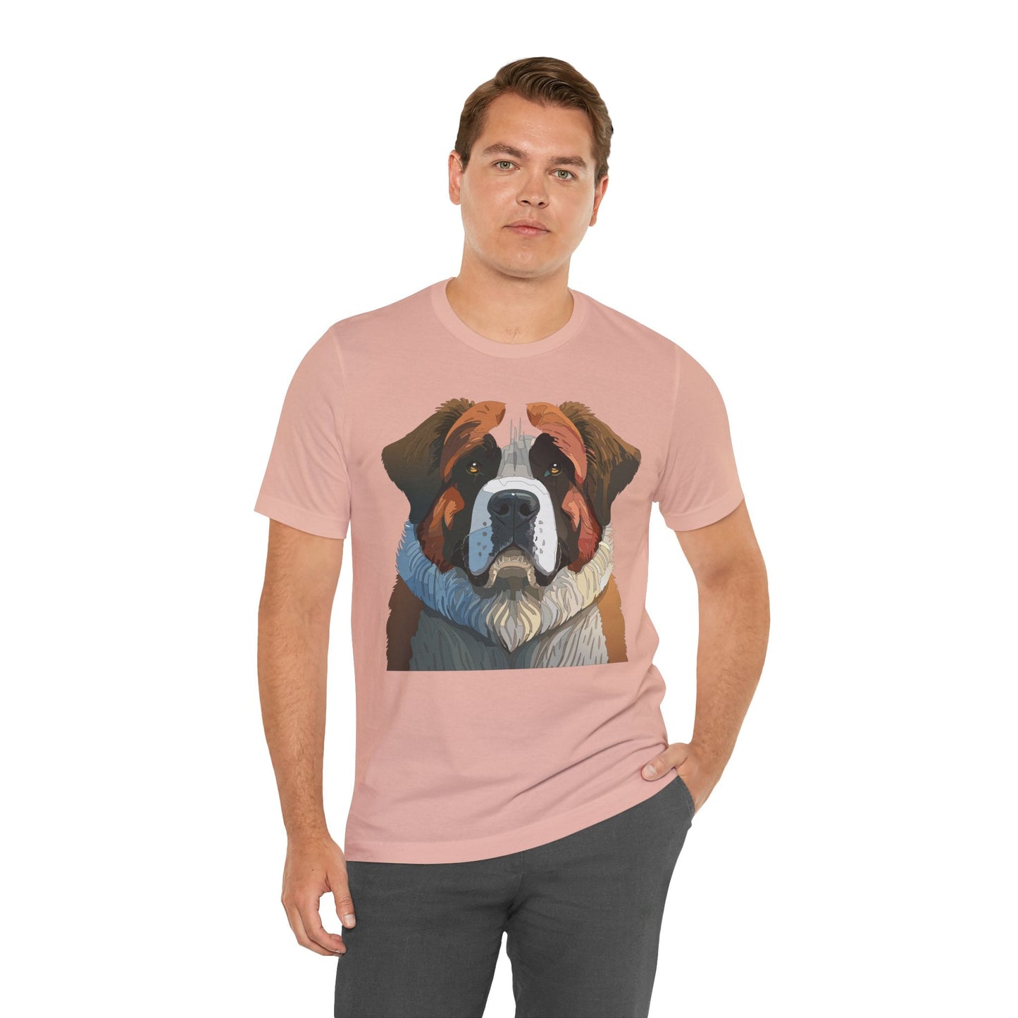 Unisex Animal Shirt Art Design Tee With Wild Animals Print Casual Comfort Wear Everyday Style