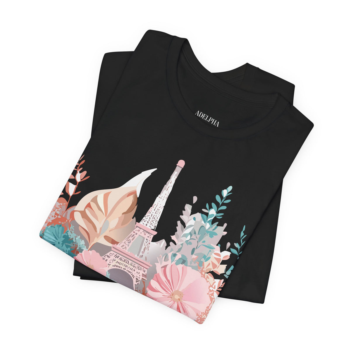 Unisex Cotton Bella+Canvas Tee with Paris