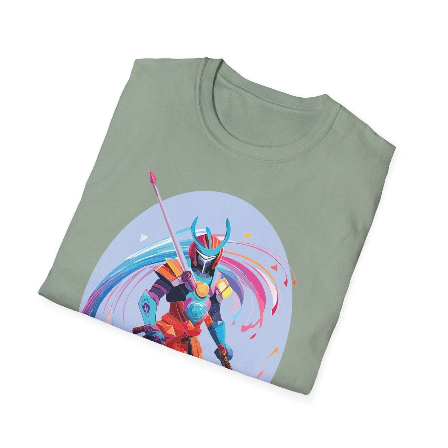 Samurai Shirt Unisex Gildan Softstyle Tee 100 Percent Ring Spun Cotton Samurai Design