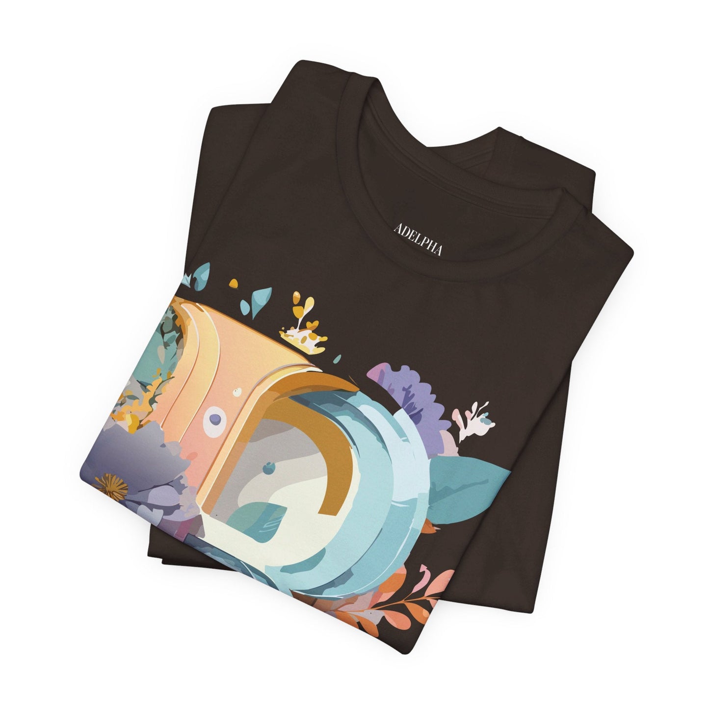 Letter R Graphic Tee Unisex Short Sleeve Vintage Inspired Shirt By Adelpha Art Design Tee