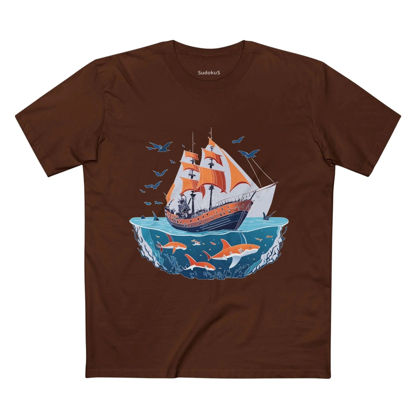 Ocean Coast Graphic Unisex 100 Cotton Staple Tee 24
