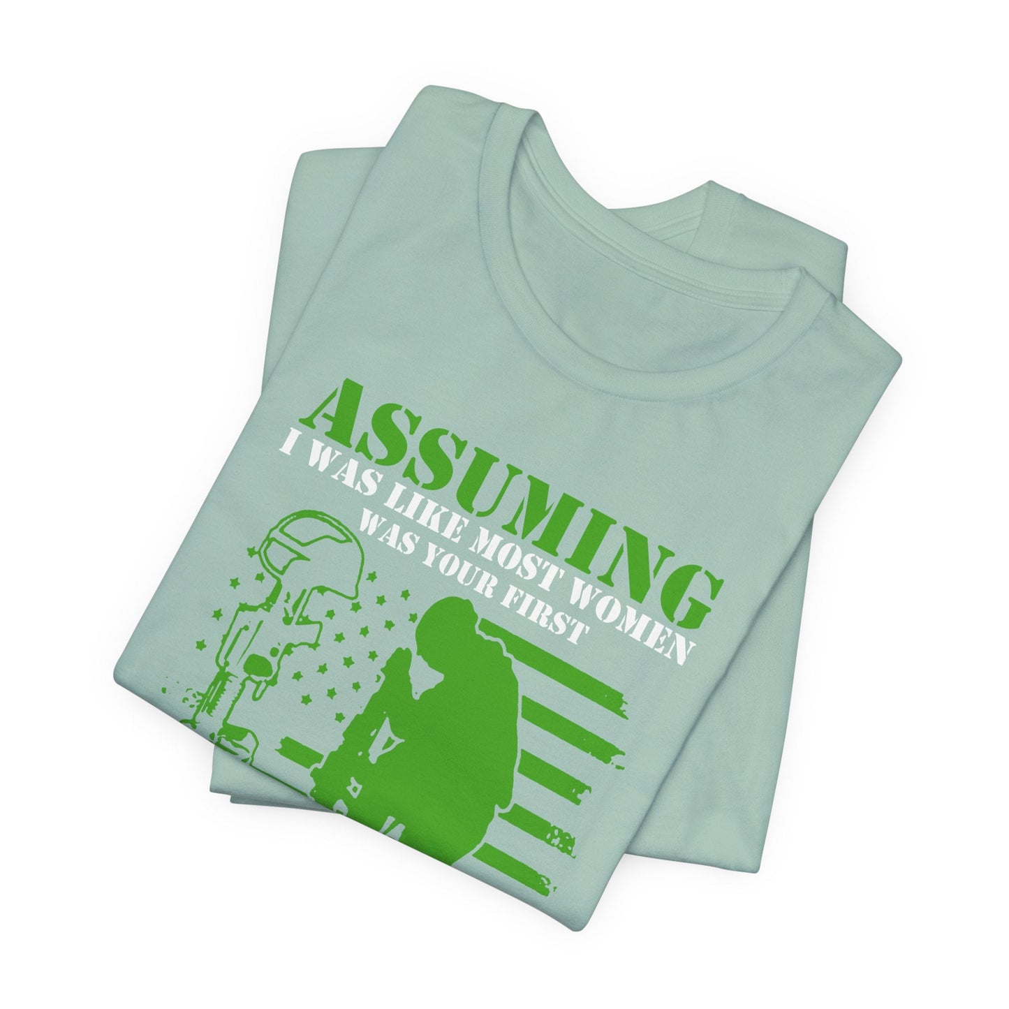 Army Veteran Patriotic Graphic Design Unisex Cotton T-Shirt v45
