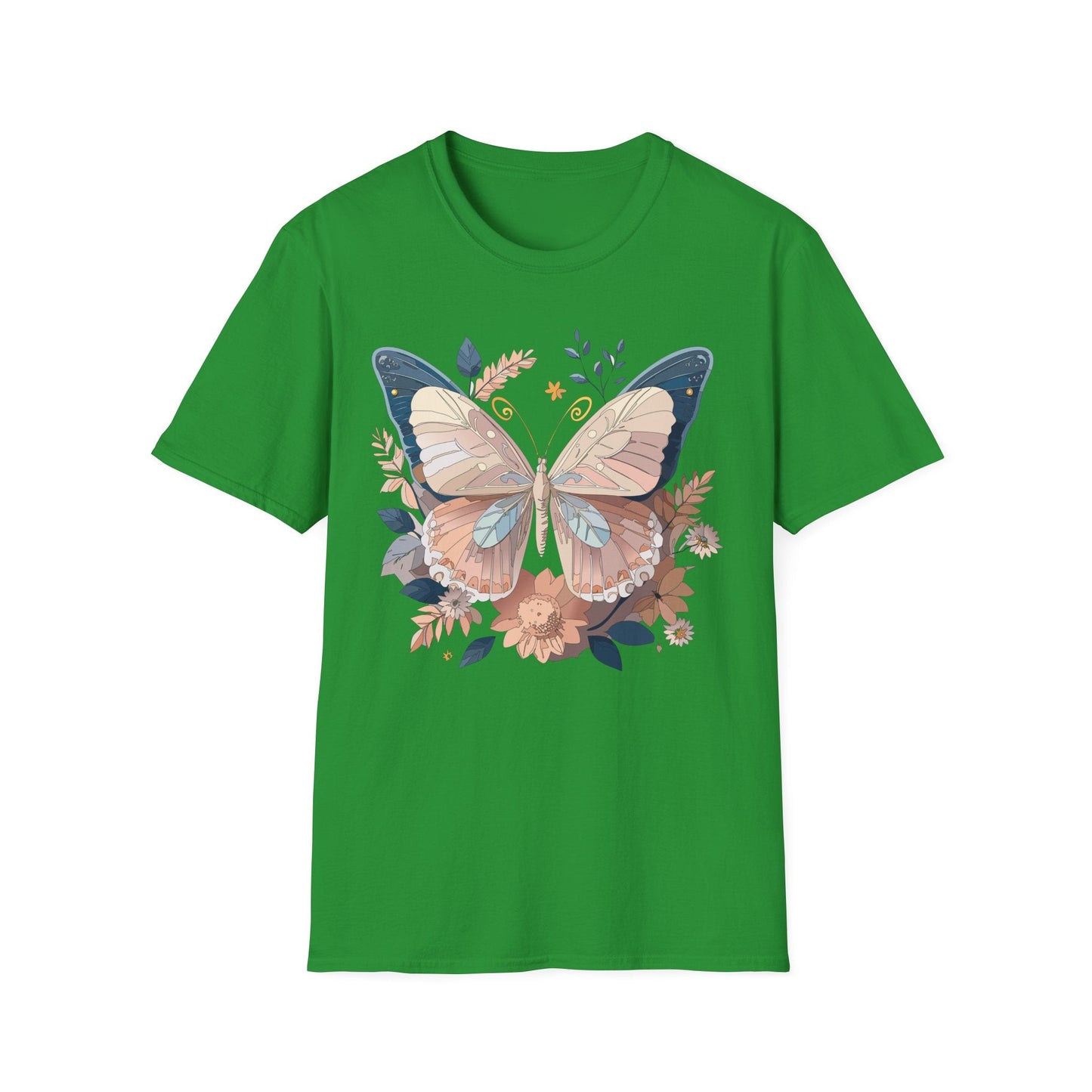 Monarch Butterfly Shirt Unisex Softstyle T Shirt 100 Percent Ring Spun Cotton Gildan 64000