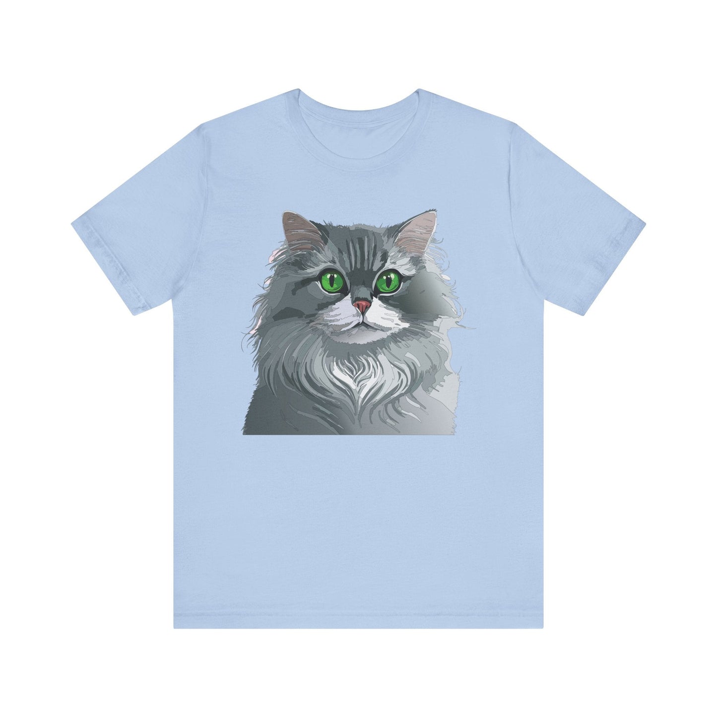 Unisex Animal Shirt With Art Design Animals Tee Short Sleeve Jersey Style Wild Animals Shirt