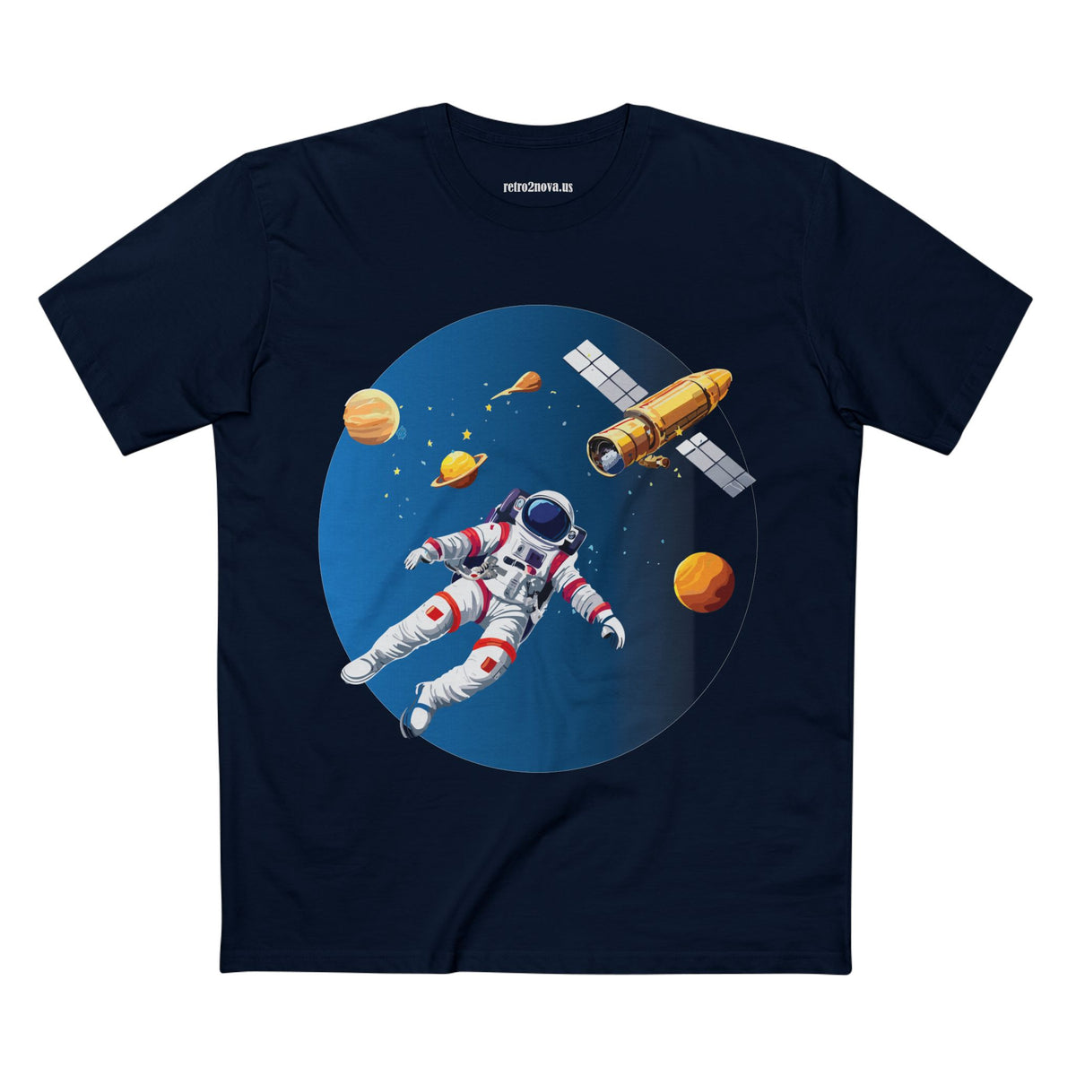 Cosmos Astronaut Graphic Tee Staple Unisex 100 Cotton Tee Shirt - CS-20