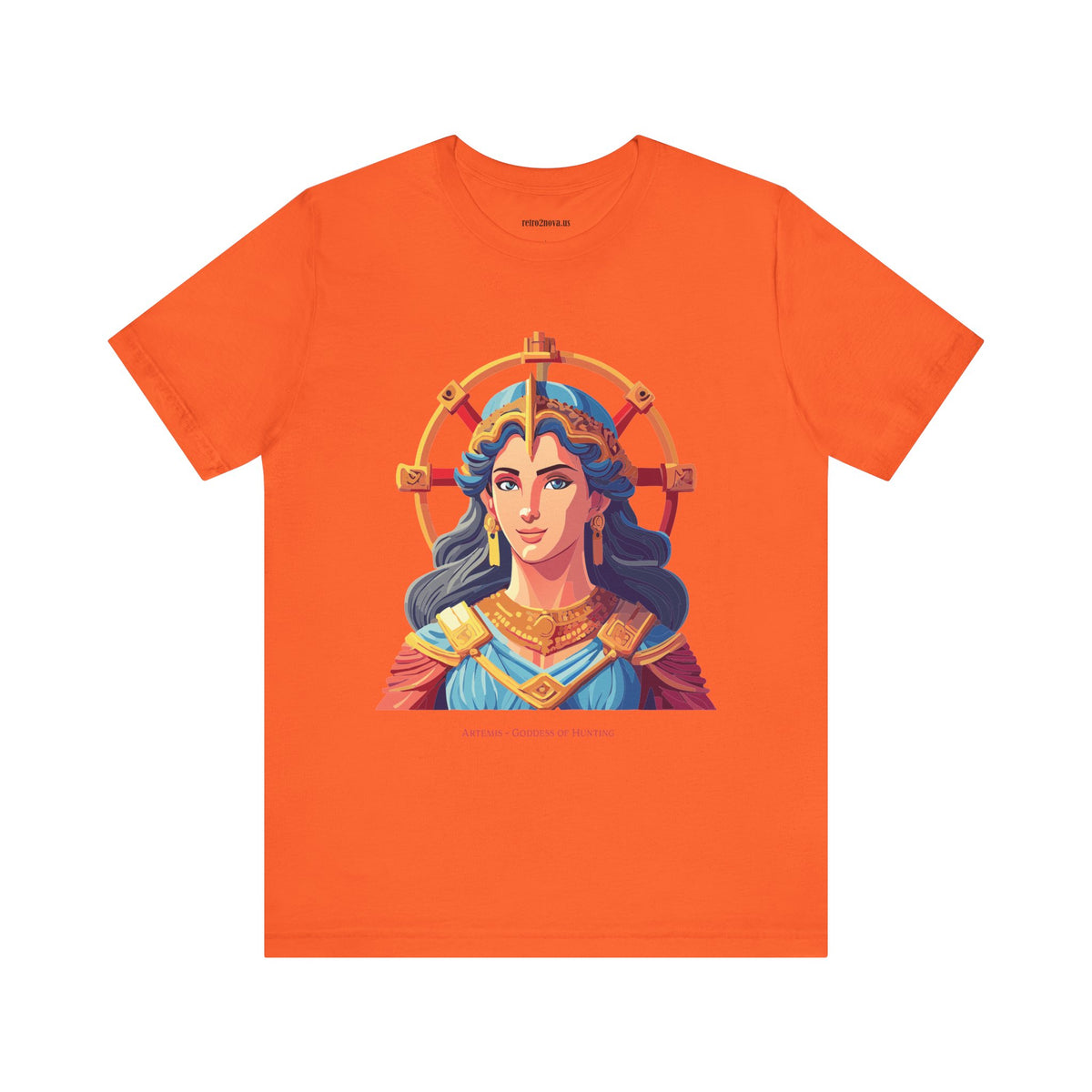 Goddess Graphic Unisex Cotton Bella+Canvas Tee with Artemis