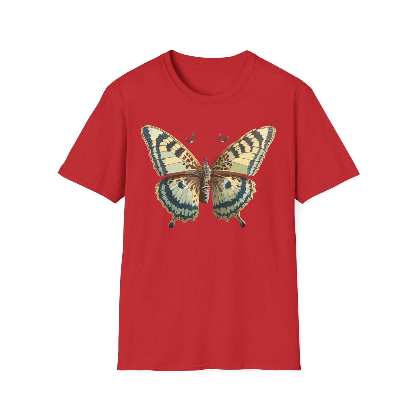 Butterfly Shirt Unisex T Shirt Monarch Butterfly Print Softstyle Gildan 64000 Tee