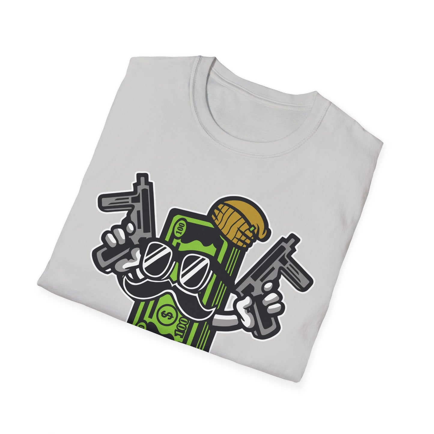 Cartoon T Shirt Animation Tee Funny Graphic Unisex Gildan Softstyle 64000 Cotton