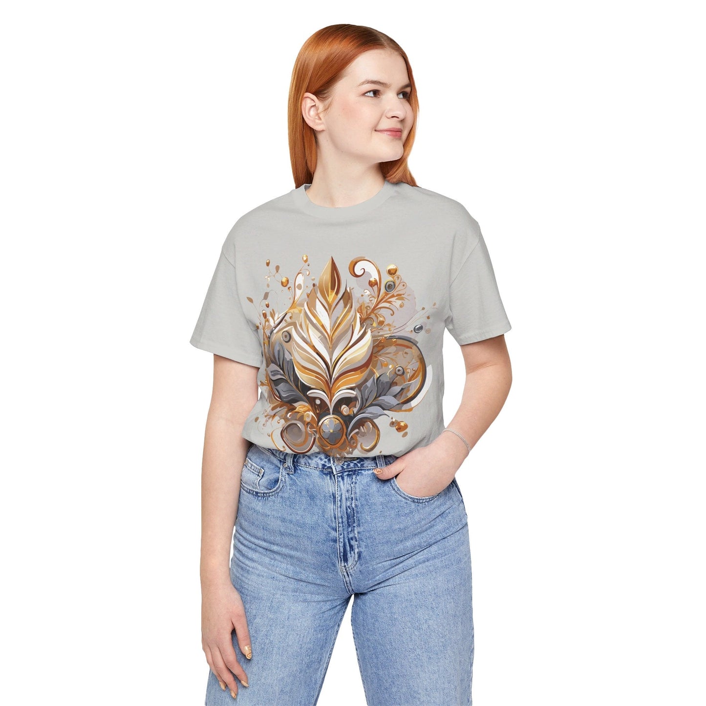 Jewelry Graphic Unisex 100 Cotton Vintage Treasure Art T-Shirt 6