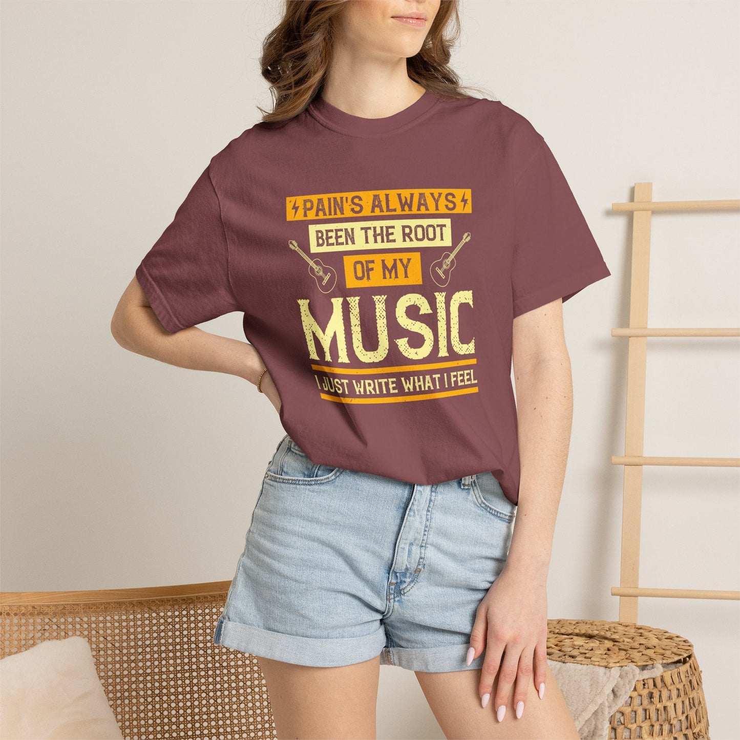 Music Graphic Design Unisex Cotton T-shirt  m41