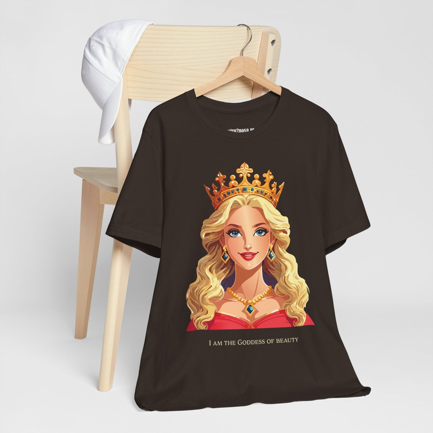 Goddess Shirt Unisex Graphic Cotton T Shirt Short Sleeve With Original Art By Retro2Nova