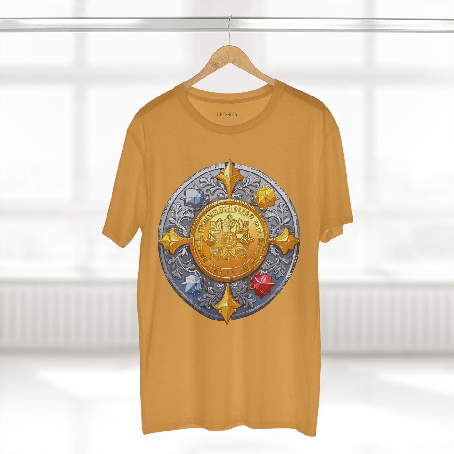 Antique Gold Coin Graphic Design T-Shirt Unisex 100 Cotton With Golden Print Artwork Tee 2