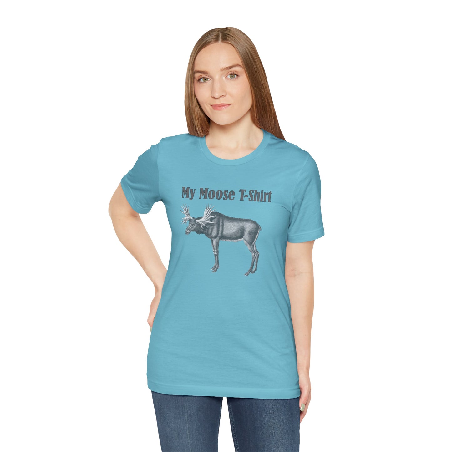 Unisex Cotton Tee Shirt with animals Print