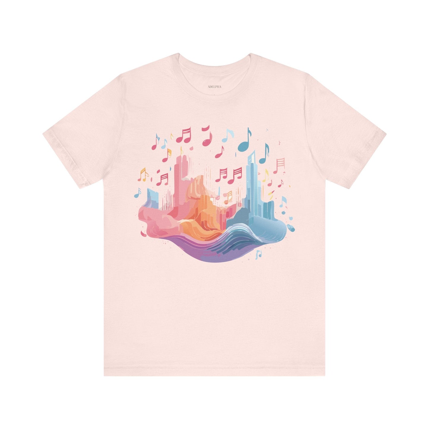 Music Graphic Tee Unisex Jersey Short Sleeve Art Design Adelpha Vintage Artwork Premium