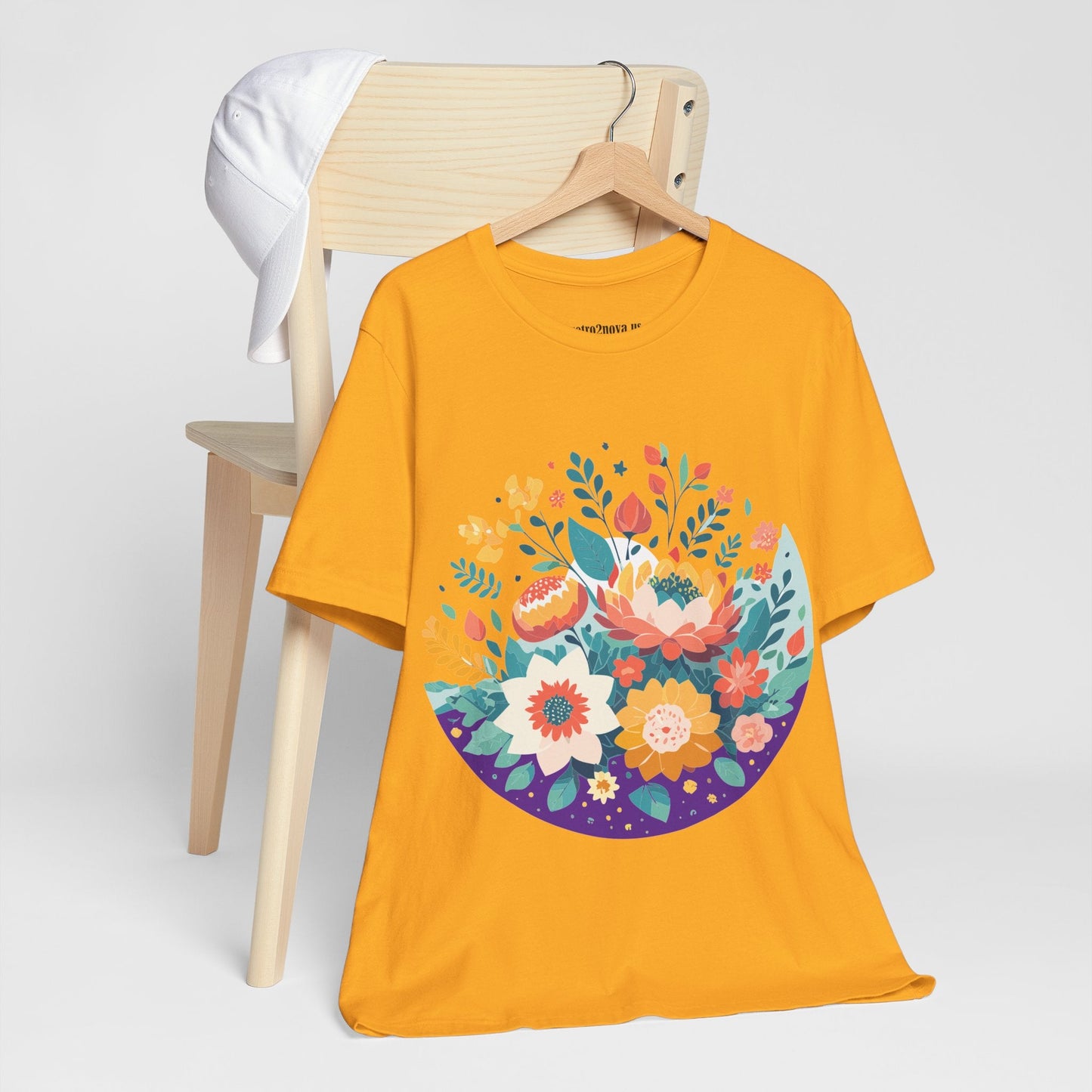 Flowers Shirt Floral Shirt Unisex Jersey Short Sleeve Tee Breathable Fabric Free Shipping