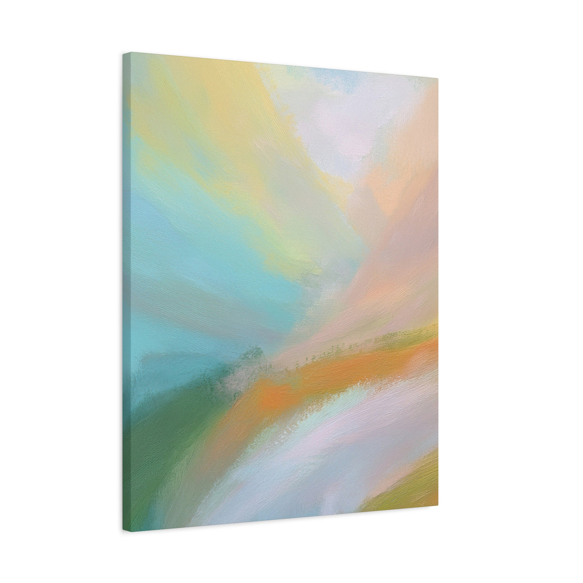 Abstract Pastel Painting Print Canvas 20x24,20x30,24x30 24x32,24x36,30x40 32x48,36x48,40x60 Pine-Wood Inner Frame ABS-94