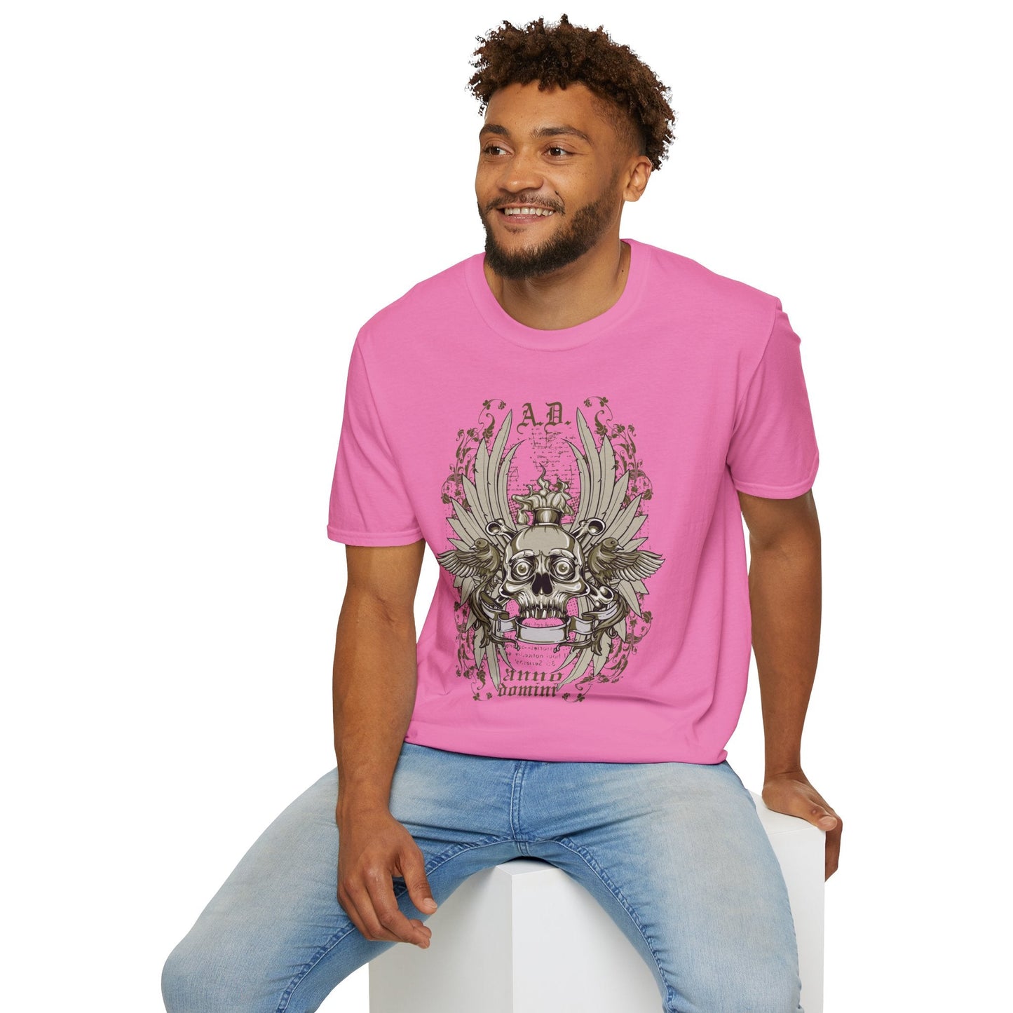 Unisex Art Design T Shirt With Graphic Artwork Softstyle Gildan 64000 Tee Premium Cotton