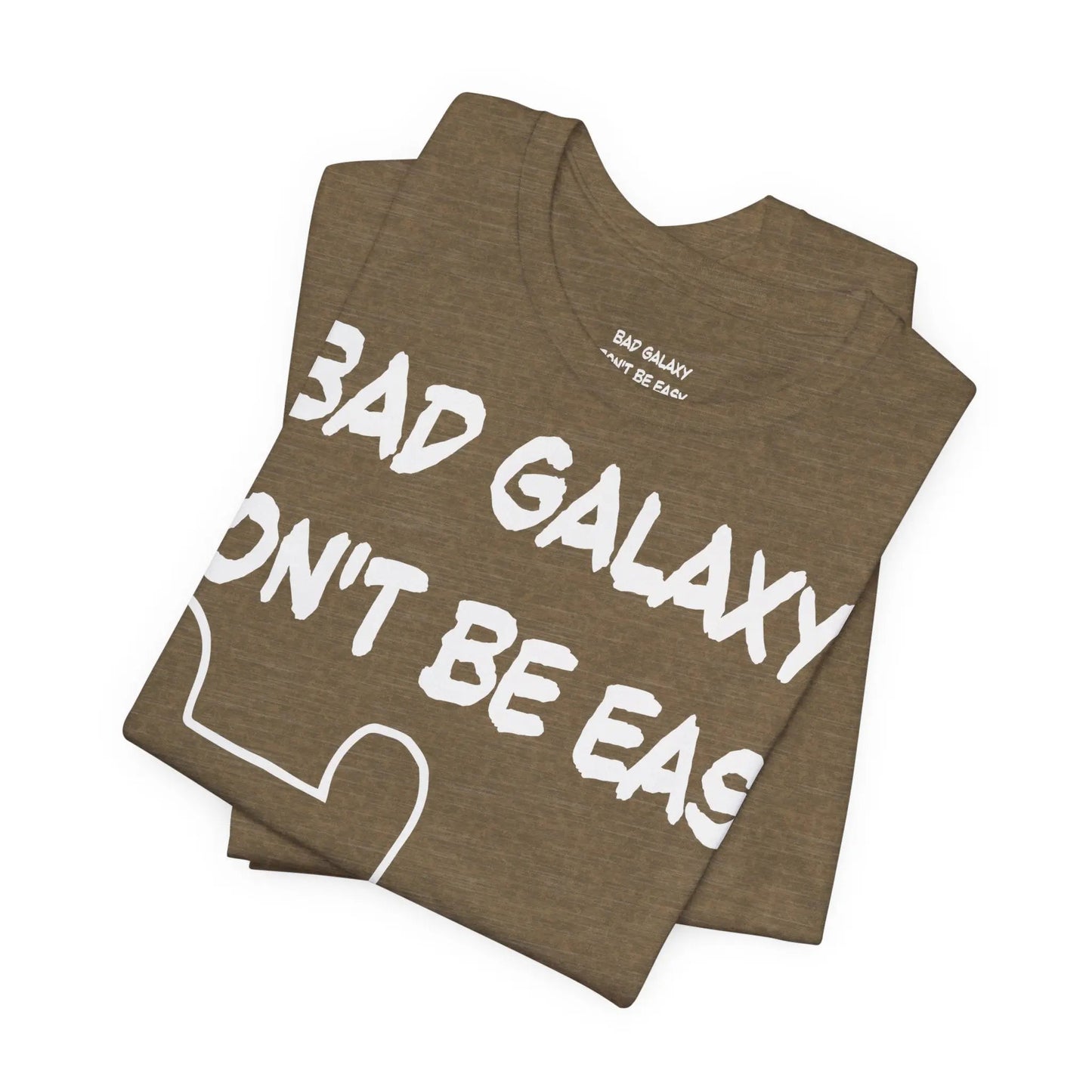 Funny Dog Tee Shirt From Bad Galaxy 100 Percent Cotton Made In USA Eco Friendly Inks