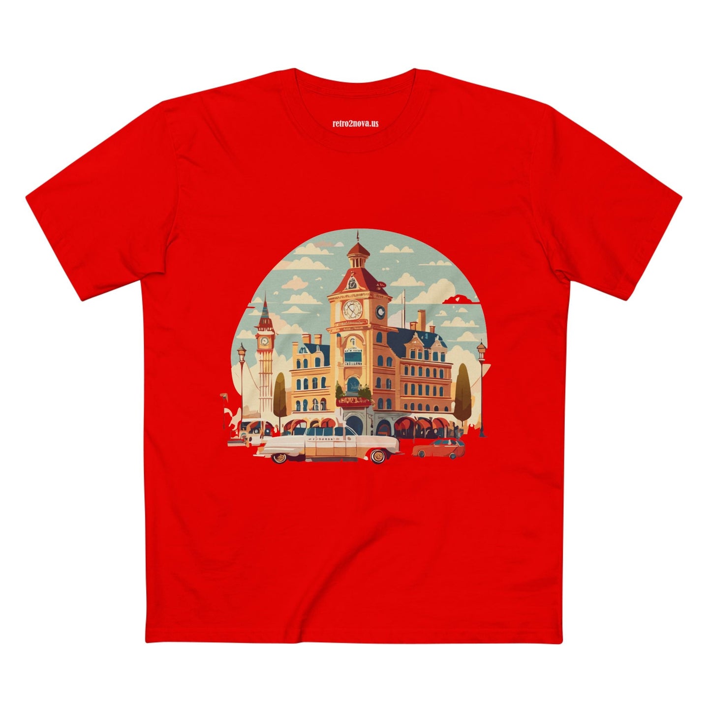 Retro Car Shirts Vintage Car Shirts RC3 Unisex Premium Cotton Tee with Original Car Artwork