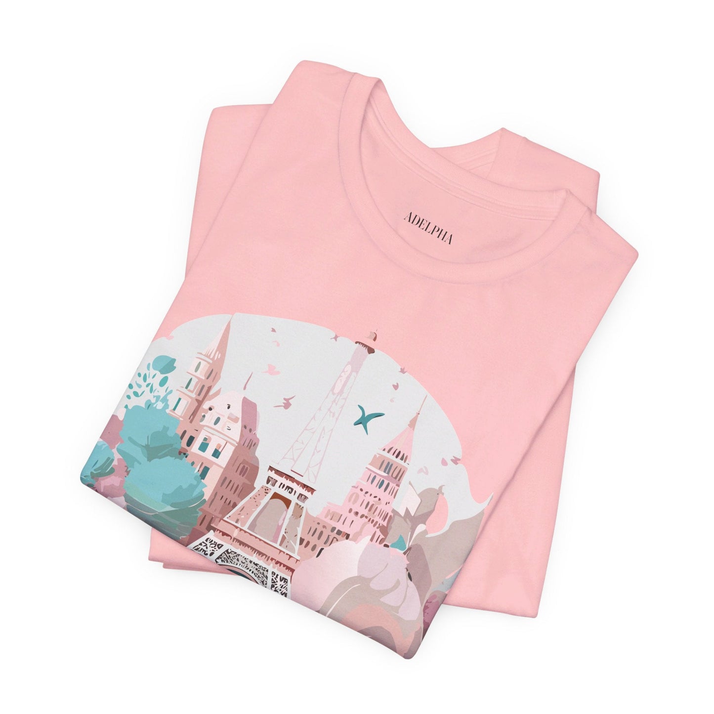 Paris Graphic Tee Unisex Premium Adelpha Art Design Vintage Inspired Short Sleeve Shirt