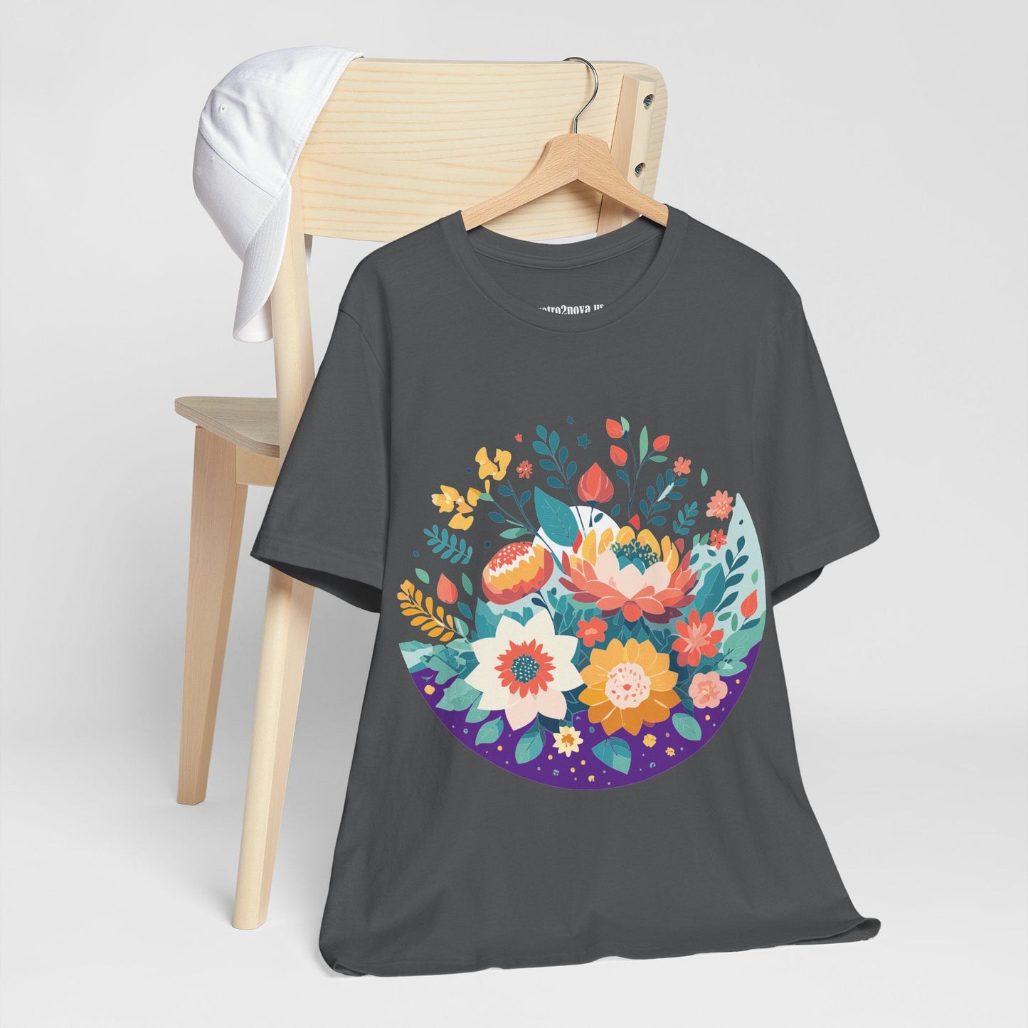 Flowers Shirt Floral Shirt Unisex Jersey Short Sleeve Tee Breathable Fabric Free Shipping