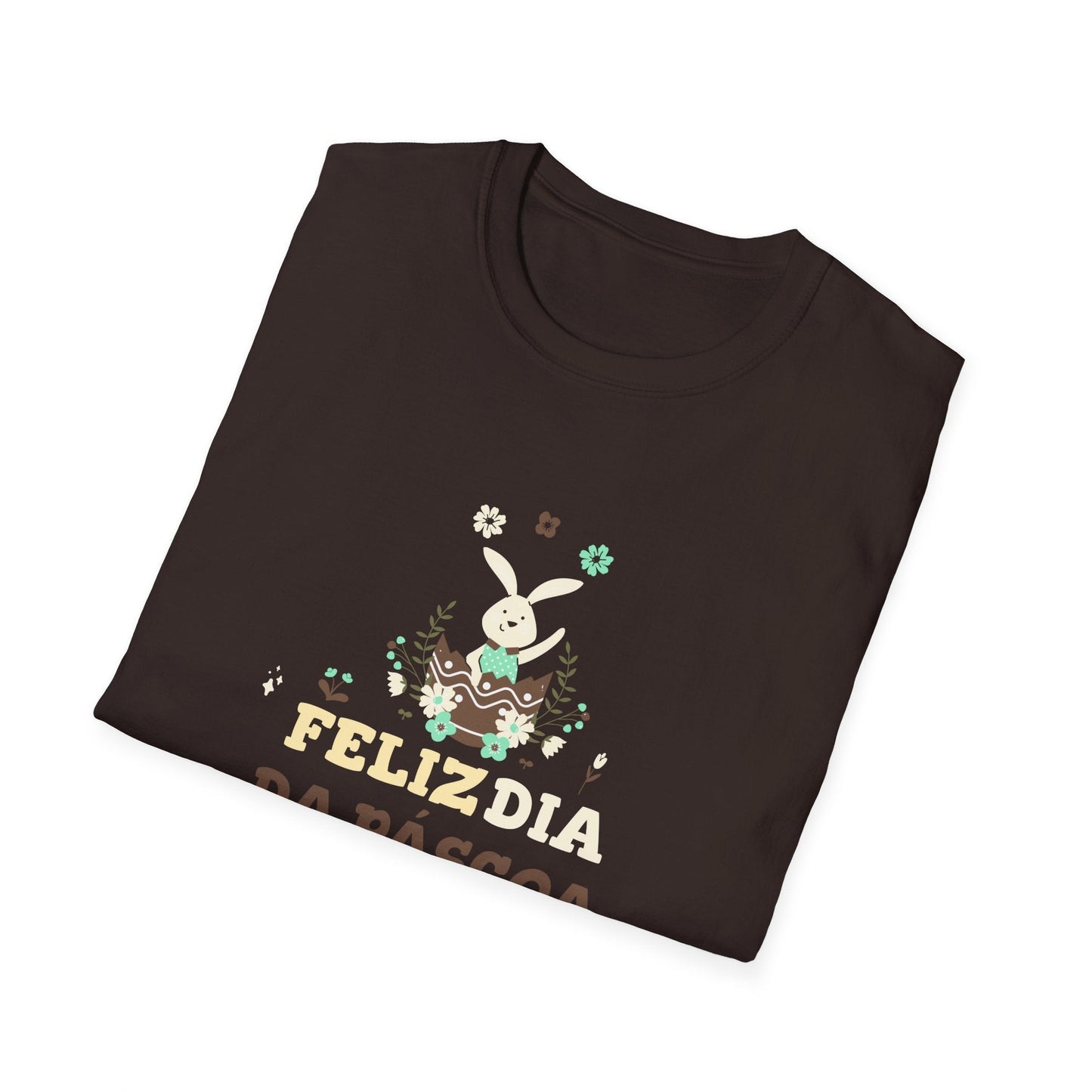 Easter Day T Shirt Unisex Softstyle Tee With Easter Design Print Gildan 64000 Comfort Fit