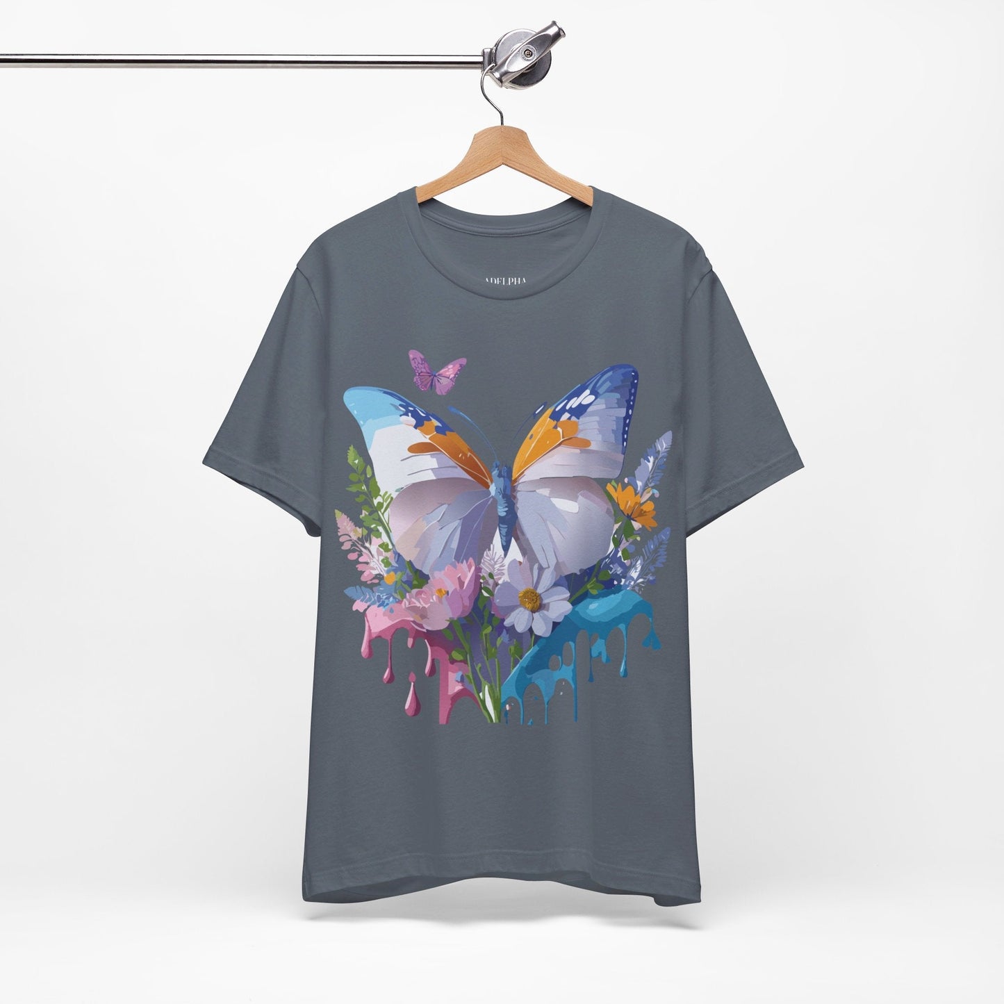 Adelpha Butterfly Graphic Tee Vintage Inspired Unisex Short Sleeve Shirt