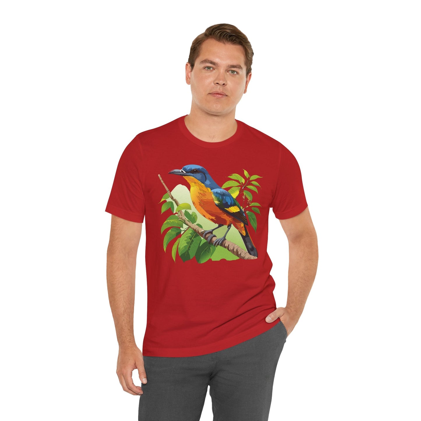 Unisex Animal Design Tee Shirt With Wildlife Graphics For Casual Everyday Wear And Comfort