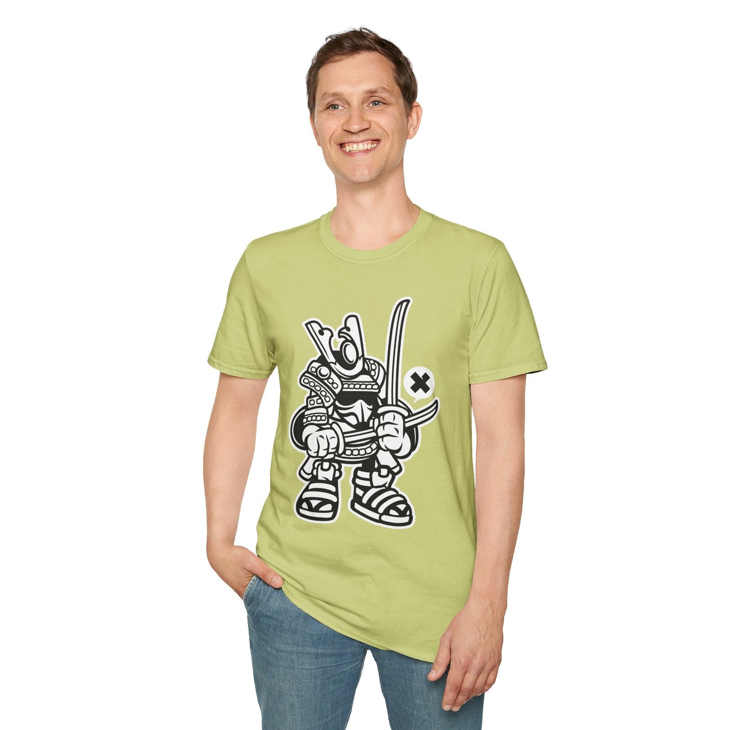 Cartoon T Shirt Unisex Animation Tee Funny Tee Gildan Softstyle 64000 100 Percent Cotton