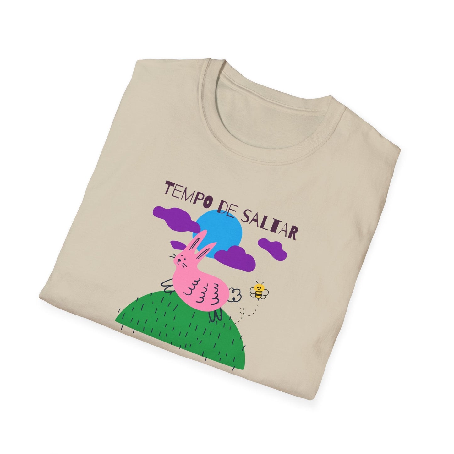 Funny Easter T Shirt Unisex Softstyle 64000 Art Design With Easter Prints 100 Percent Ring Spun Cotton