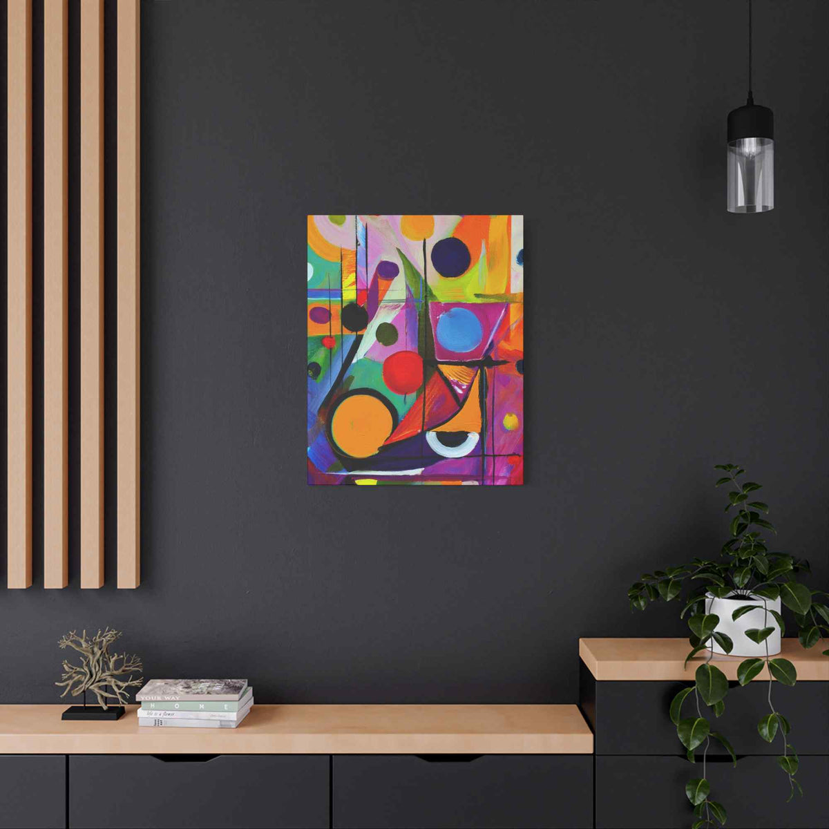Abstract Painting Print Canvas 20x24,20x30,24x30, 24x32,24x36,30x40, 32x48,36x48,40x60 Pine-Wood Inner Frame ABS-15