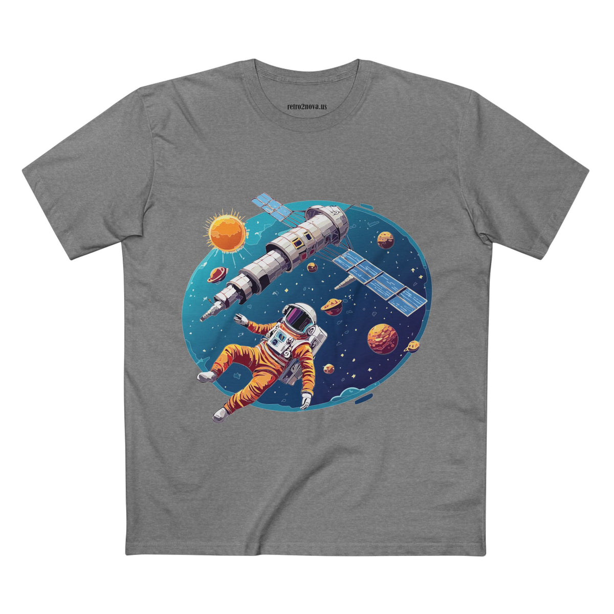 Cosmos Astronaut Graphic Tee Staple Unisex 100 Cotton Tee Shirt - CS-23