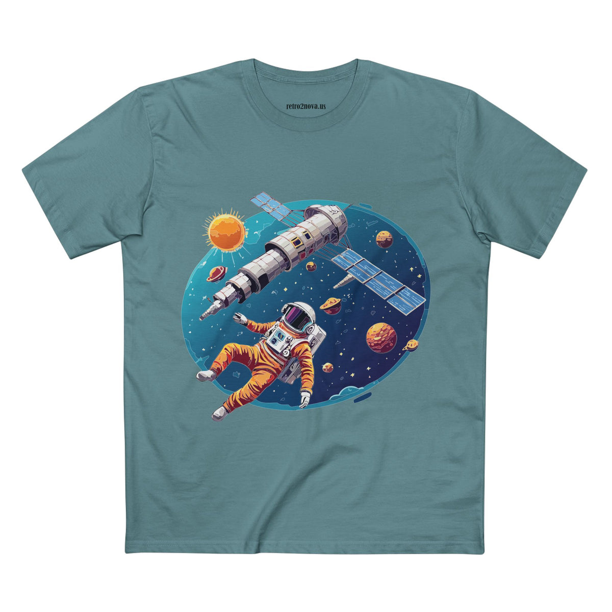 Cosmos Astronaut Graphic Tee Staple Unisex 100 Cotton Tee Shirt - CS-23