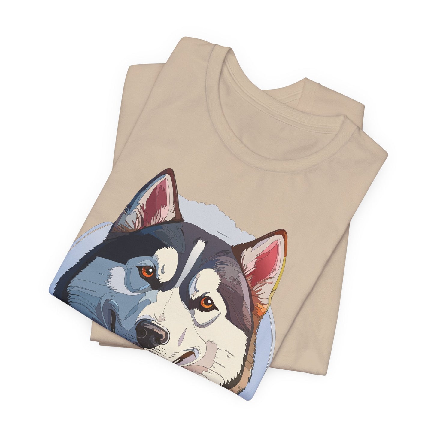 Unisex Animal Shirt Art Design Tee With Wild Animals Graphic Print Short Sleeve Style