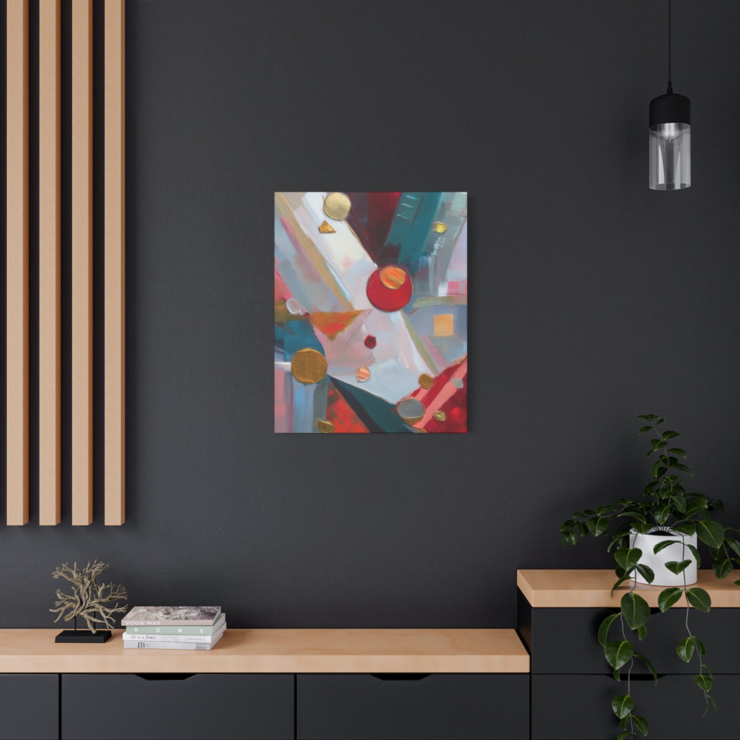 Abstract Oil Painting Print Canvas 20x24,20x30,24x30 24x32,24x36,30x40 32x48,36x48,40x60 Pine-Wood Inner Frame ABS-168
