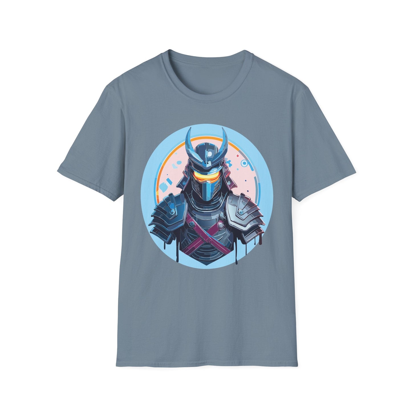 Samurai T Shirt Unisex Softstyle 64000 Tee Lightweight Comfortable 100 Percent Ring Spun Cotton