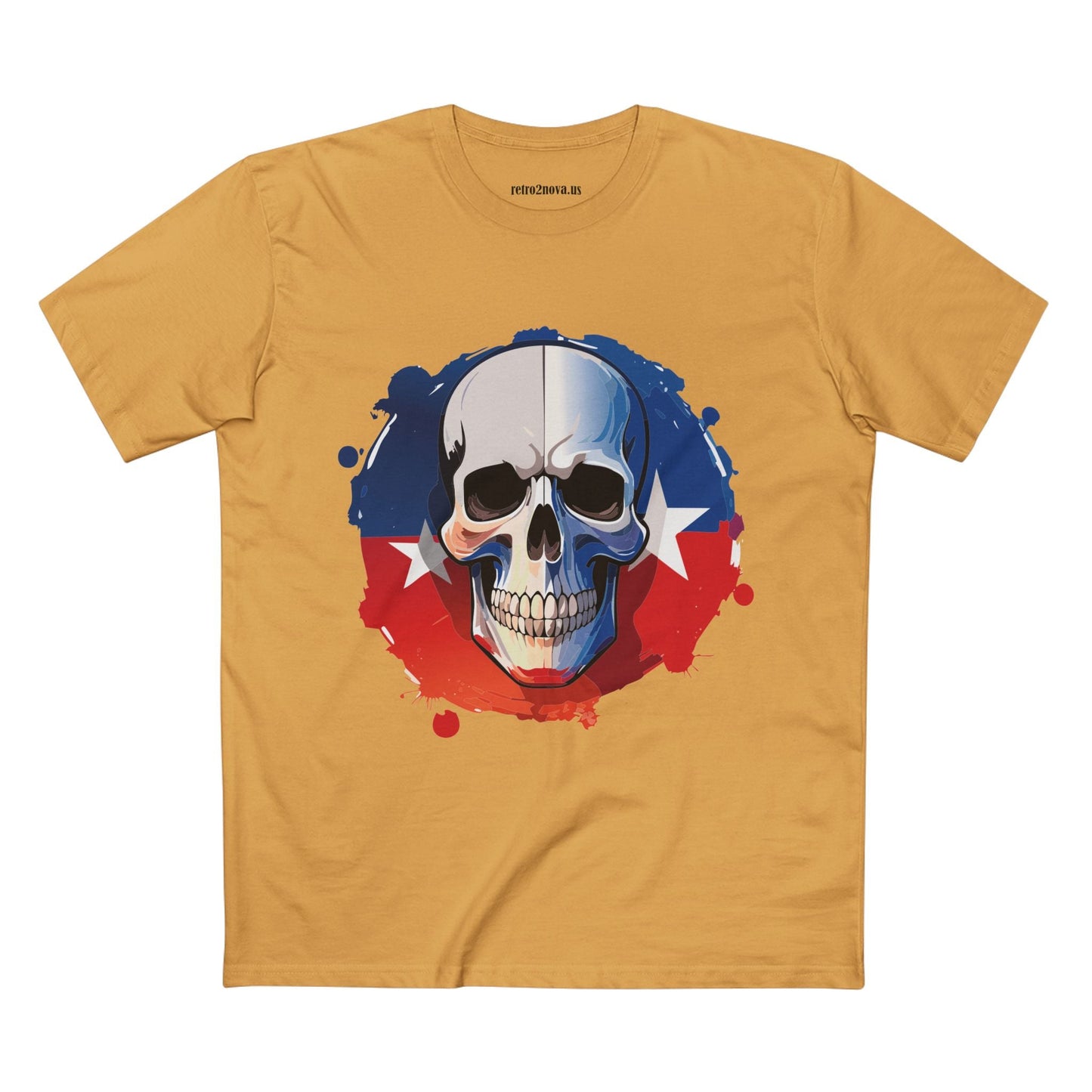 Skull And Skeleton Shirt Unisex Premium Cotton Tee With Original Art Design From Retro2Nova