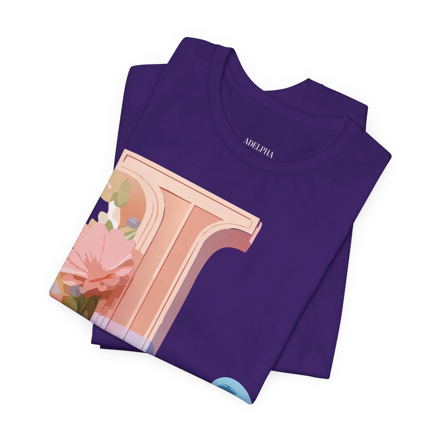 Letter L Shirt Unisex Graphic Tee With Vintage Inspired Artwork By Adelpha Premium Quality