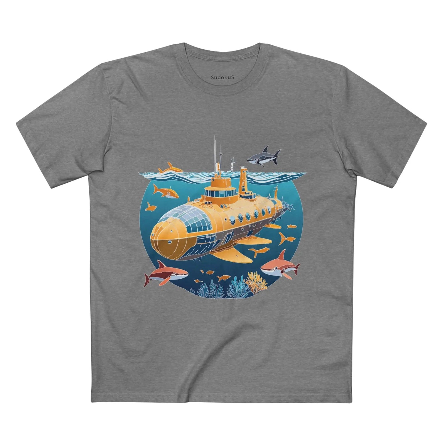 Ocean Coast Graphic Unisex 100 Cotton Staple Tee 15