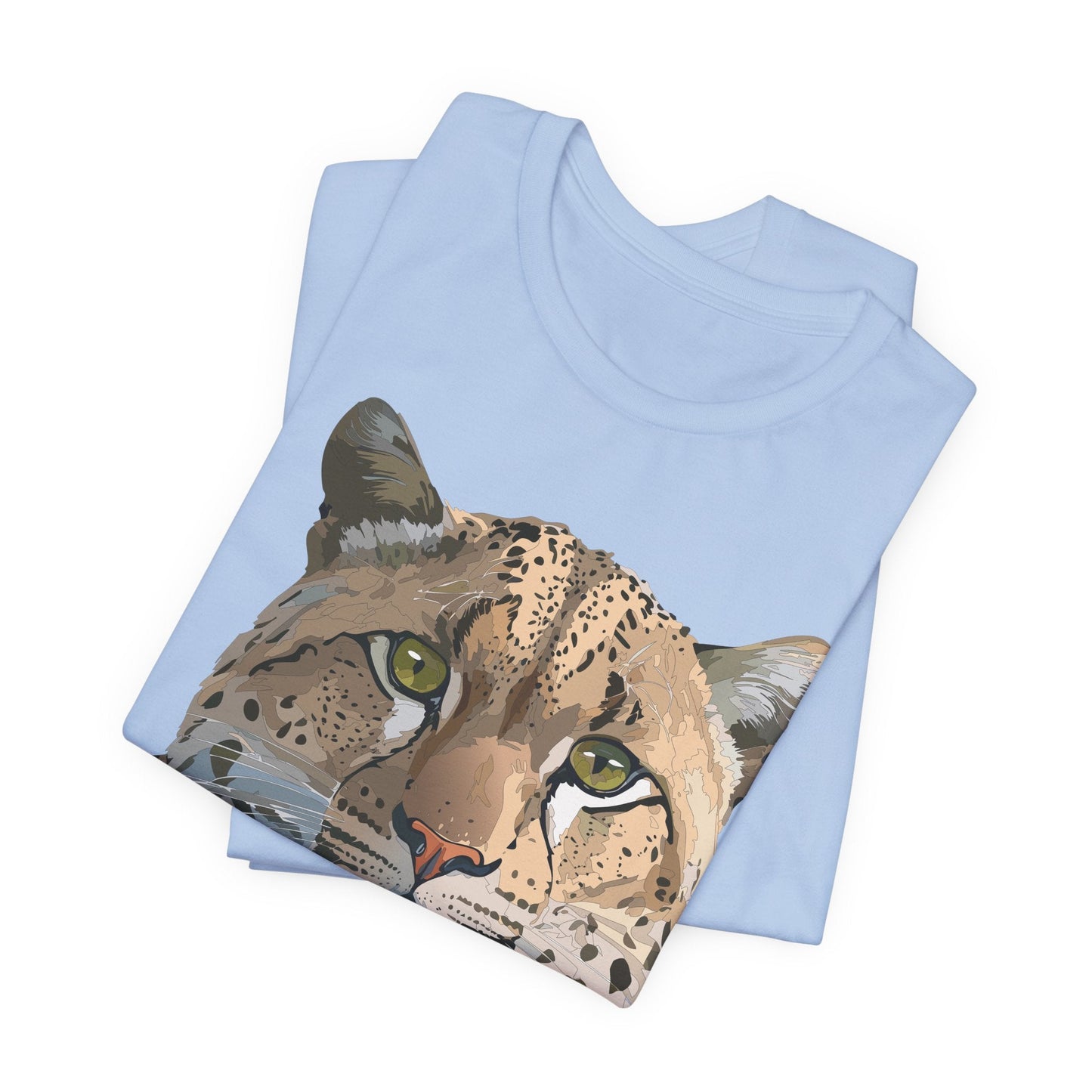 Unisex Animal Shirt With Animals Art Design Tee Short Sleeve Wildlife Print Tee Shirt