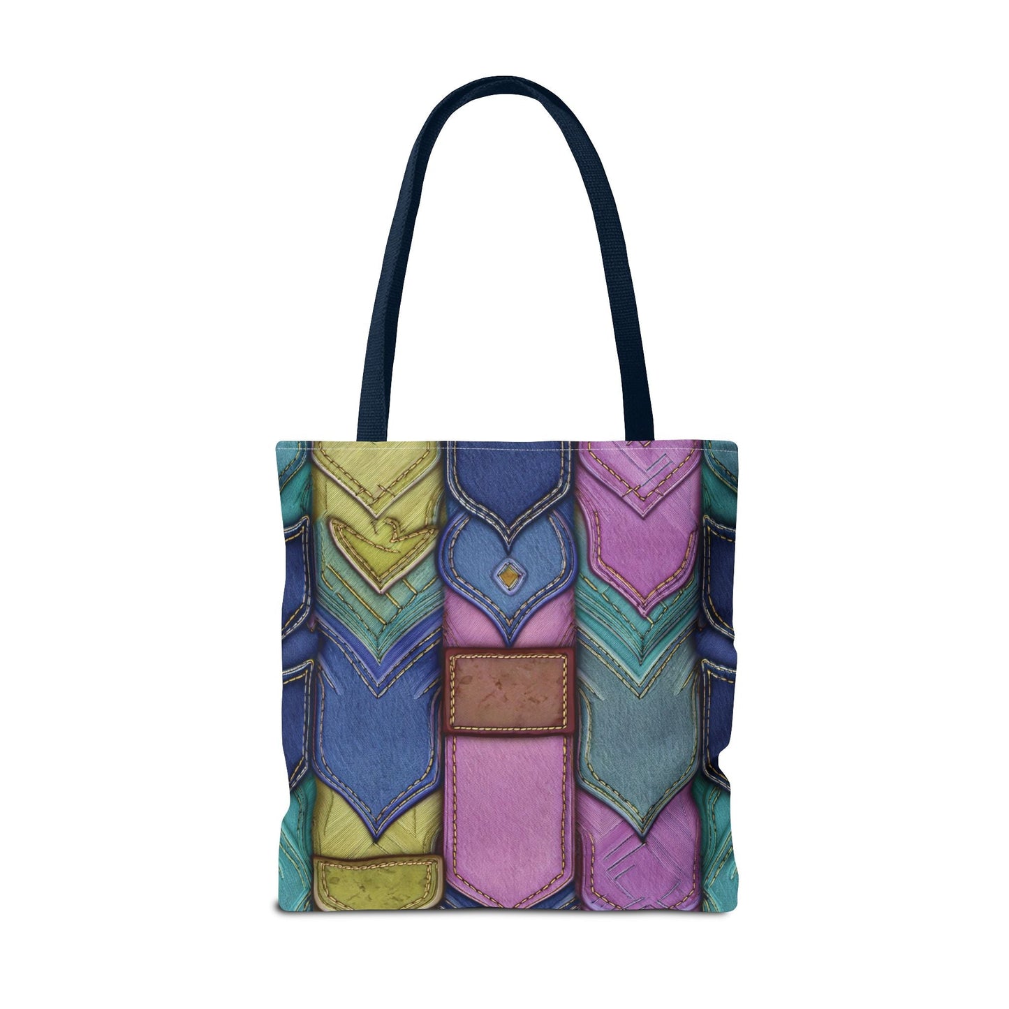 Denim Canvas Bag, Tote Bag Denim Printify